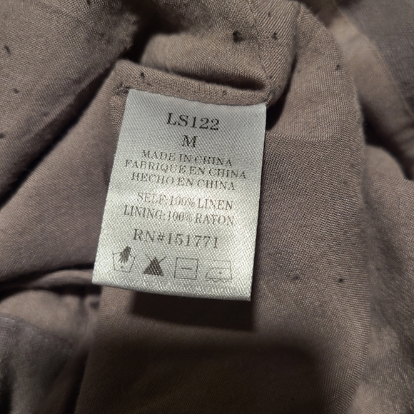 Le Lis Linen Short Skirt - Picture 5 of 8